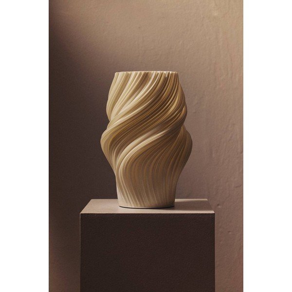 Lampada da tavolo bianca in plastica (altezza totale 27 cm) Calais – Jotex-image-2