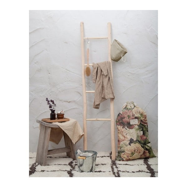 Sacco portabiancheria in tessuto misto lino Sacco, altezza 75 cm Spring Flowers - Really Nice Things-image-1