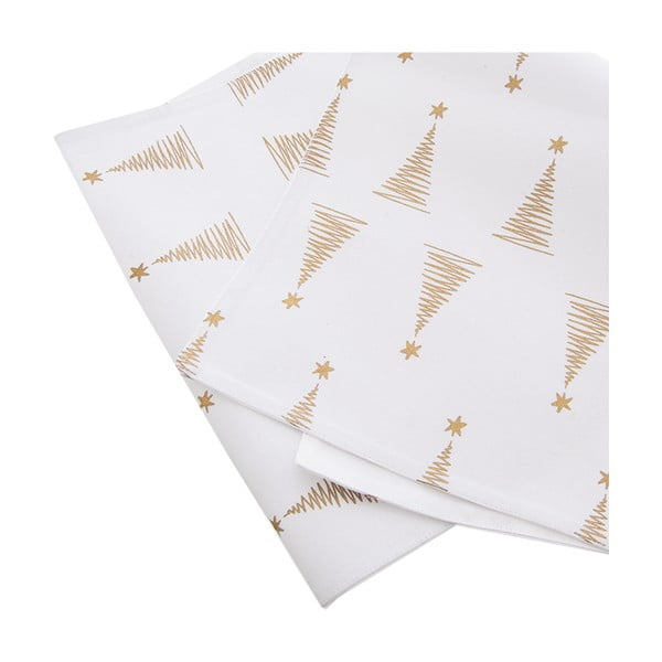 Runner da tavola in cotone con motivo natalizio 32x130 cm - Orion-image-2