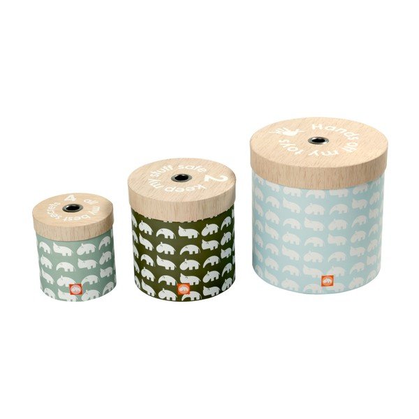 Sada 3 modrých boxů Done by Deer Round