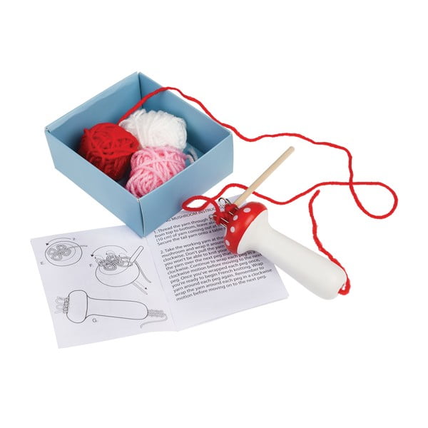 Set creativo per lavorare a maglia Knitting Kit Mushroom - Rex London-image-4