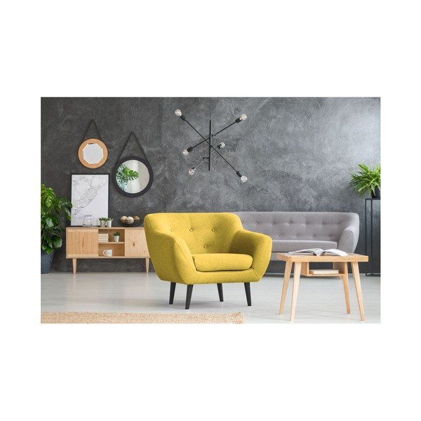 Poltrona piemontese gialla - Mazzini Sofas-image-2