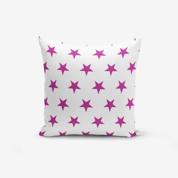 Federa in misto cotone Lilac Color Star Modern, 45 x 45 cm - Minimalist Cushion Covers