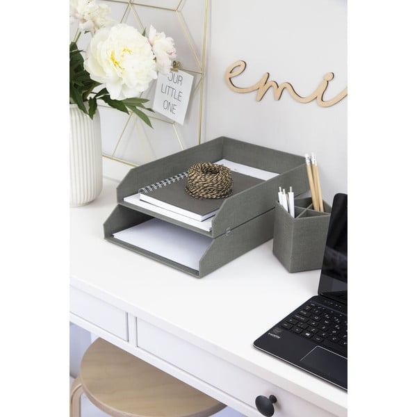 Organizer in cartone per documenti in set da 2 Hakan - Bigso Box of Sweden-image-2