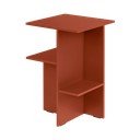 Comodino color terracotta con ripiani Atik – noo.ma