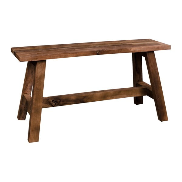 Panca da giardino marrone in legno massiccio Barcelona – House Nordic-image-3