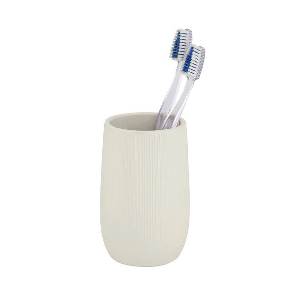 Portaspazzolino color crema in ceramica Fablo – Wenko