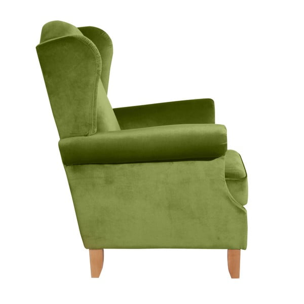 Poltrona in velluto verde Verita Velvet - Max Winzer-image-2