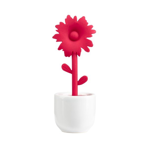 Sítko na čaj se stojánkem Red Flower