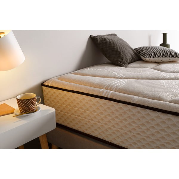 Materasso termoregolatore reversibile in schiuma dura/media 80x200 cm Tempus Gold - Moonia-image-1