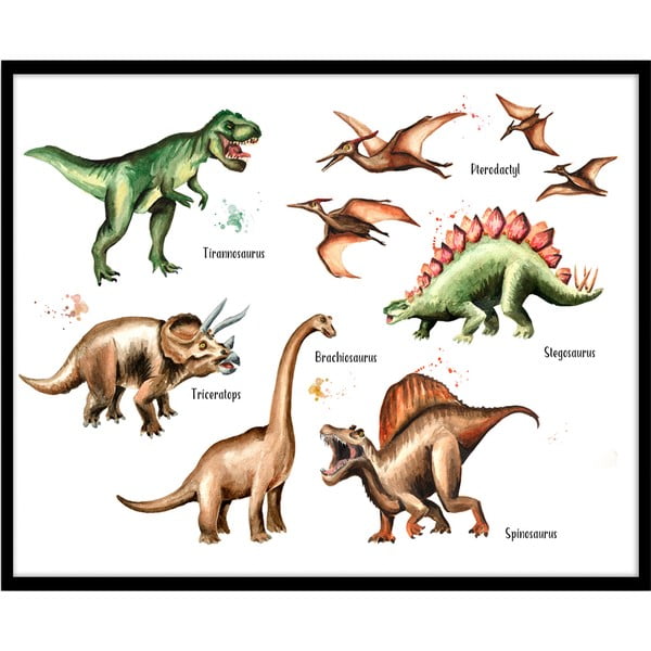 Poster per bambini , 50 x 70 cm Artbox Dinosaur - Styler