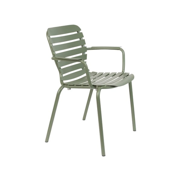 Sedia da giardino in metallo verde chiaro Vondel - Zuiver-image-2