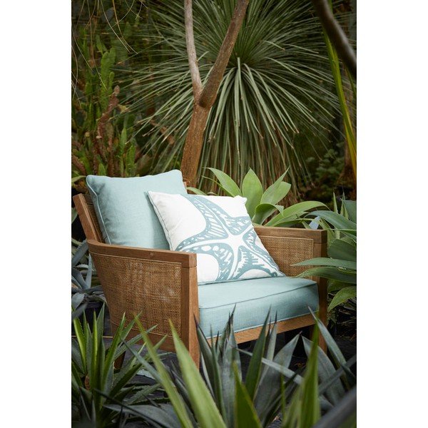 Poltrona turchese Laksoa - Côté Table-image-1