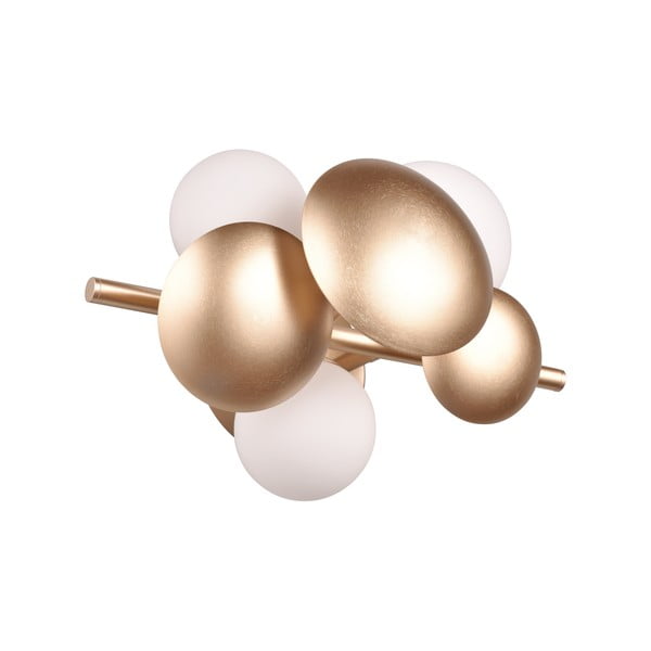 Lampada da parete in oro e bianco Bubble - Trio Select-image-2