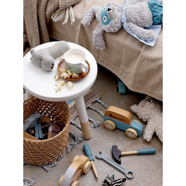 Tappeto in cotone blu-grigio per bambini Cool, 60 x 90 cm - Bloomingville Mini-image-4