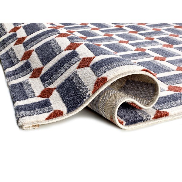 Tappeto blu 200x290 cm Amara – Universal-image-4