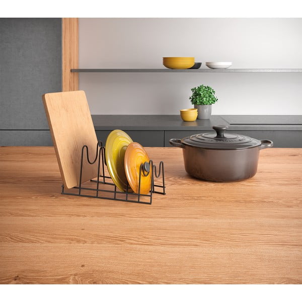 Piedistallo nero Lava Lido - Metaltex-image-1