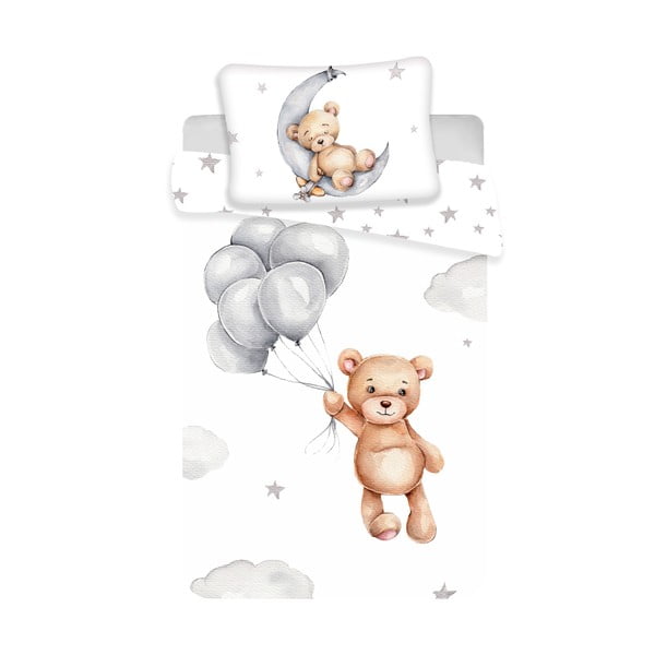 Biancheria da letto per culla in cotone 100x135 cm Teddy Bear - Jerry Fabrics