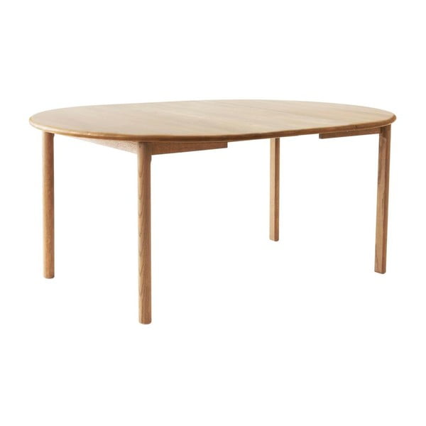 Tavolo da pranzo rotondo pieghevole in rovere naturale ø 120 cm Noor - Hammel Furniture-image-2