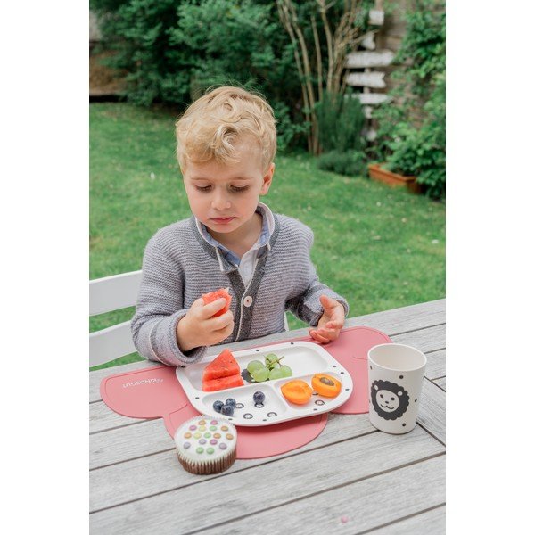 Tovaglietta in silicone rosa scuro Cloud, 49 x 27 cm - Kindsgut-image-4