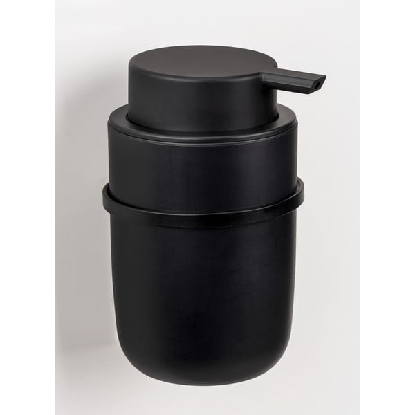 Dispenser di sapone in plastica autoportante nero da 0,25 l Carpino - Wenko-image-1
