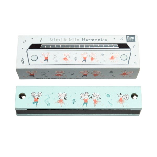 Giocattolo musicale Harmonica Mimi and Milo - Rex London-image-3
