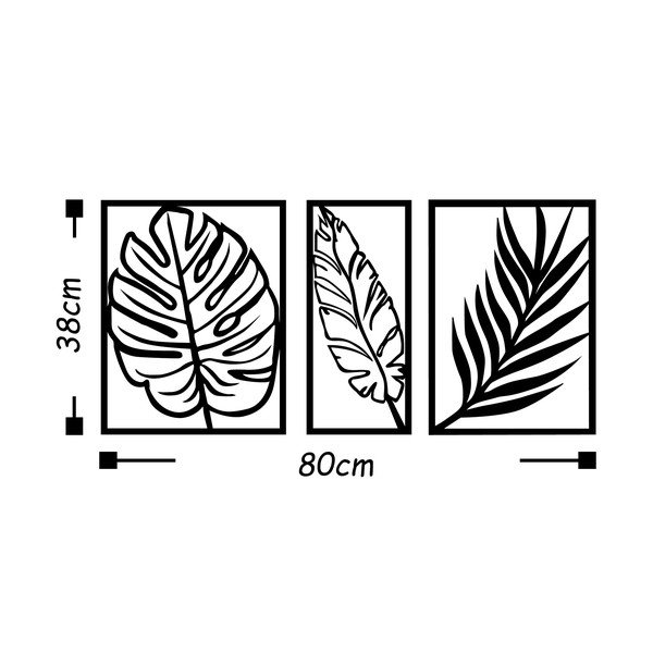 Decorazione murale nera Scandi - Wallity-image-2