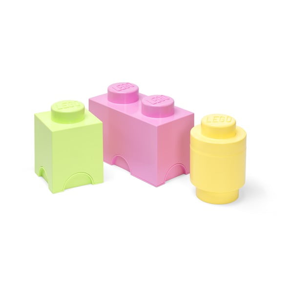 Set di 3 scatole in plastica per bambini Box - LEGO®