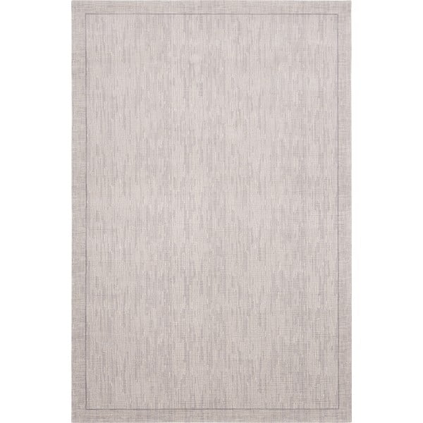 Tappeto in lana beige 160x240 cm Linea - Agnella
