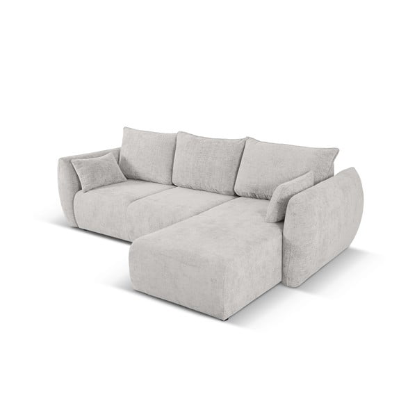 Divano angolare grigio chiaro (angolo destro) Matera - Cosmopolitan Design-image-4