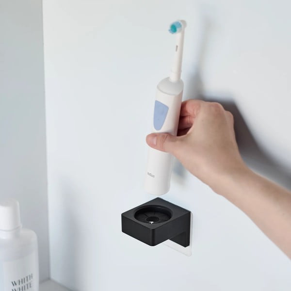 Supporto multifunzione in plastica nera Film Hook - YAMAZAKI-image-3