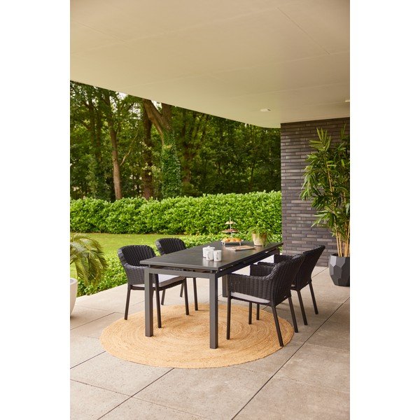 Černá plastová zahradní židle Cairo – Hartman-image-1