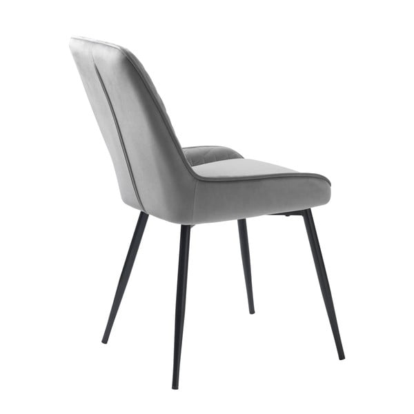 Sedia da pranzo grigia Milton - Unique Furniture-image-4