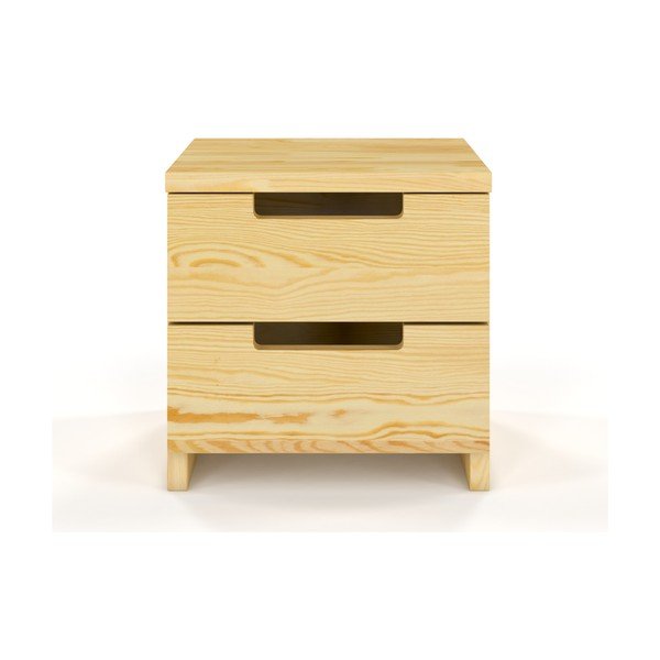 Comodino in legno di pino con 2 cassetti SKANDICA Spectrum - Skandica
