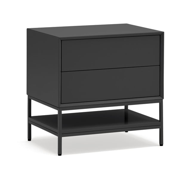 Comodino nero Platt – Teulat