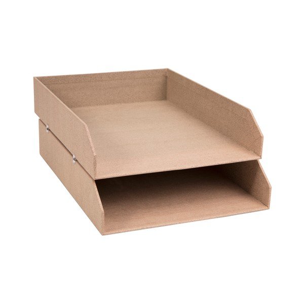 Hnědý 2patrový organizér na dokumenty Bigso-image-1