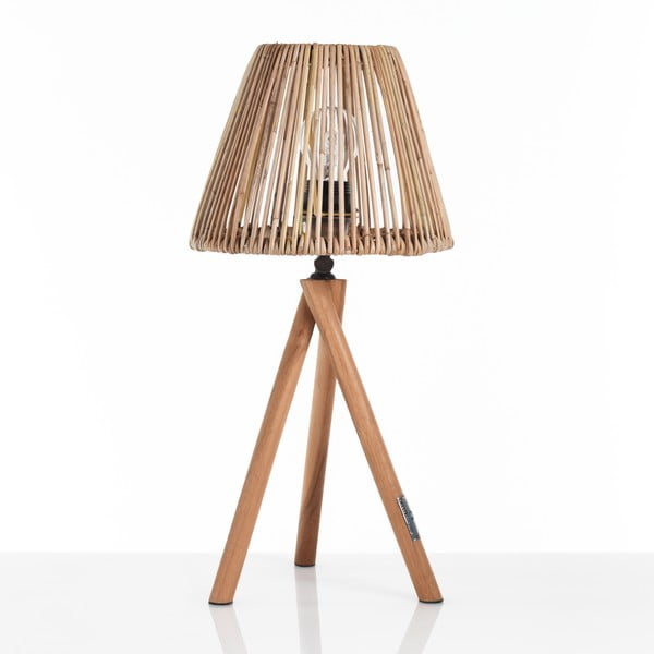 Lampada da tavolo in colore naturale 50 cm Kota - Tomasucci