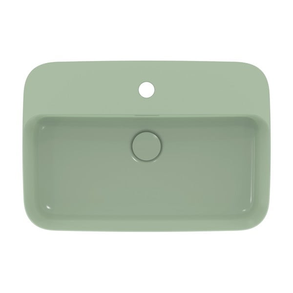 Lavabo in ceramica verde 55x38 cm Ipalyss - Ideal Standard-image-2