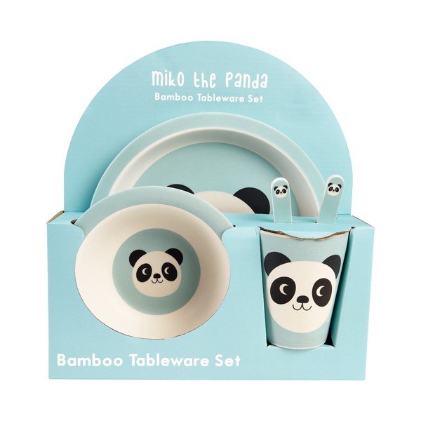 Set di piatti per bambini con panda , 5 pezzi Miko the Panda - Rex London