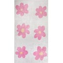 Tappeto per bambini rosa e avorio lavabile 80x150 cm Cute Flowers Pink – Vitaus