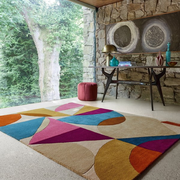 Tappeto in lana tessuto a mano 120x170 cm Oblix – Flair Rugs-image-1