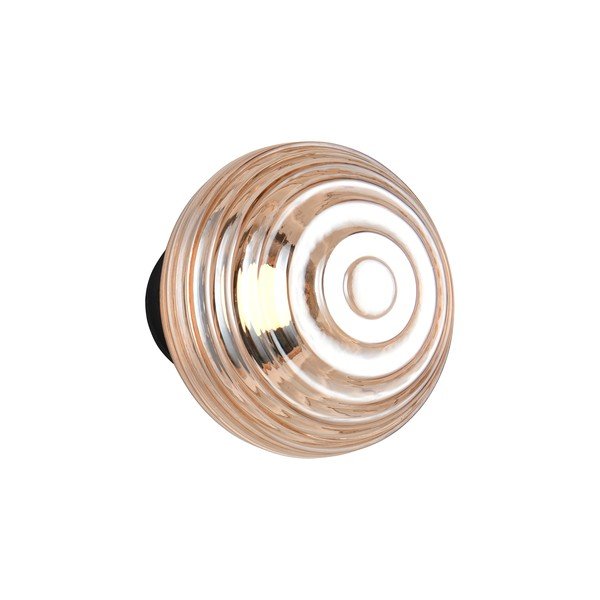 Lampada da parete LED color ambra in vetro con ricarica USB ø 15,5 cm Earl – Reality-image-3