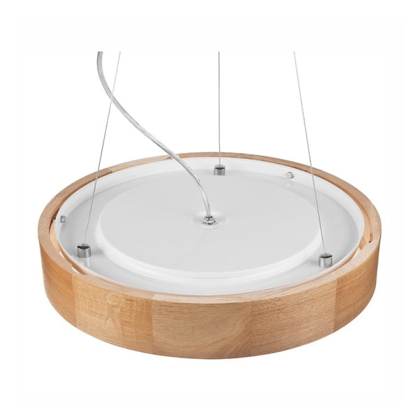 Lampada a sospensione marrone con paralume in vetro ø 47 cm Eveline - LAMKUR-image-4