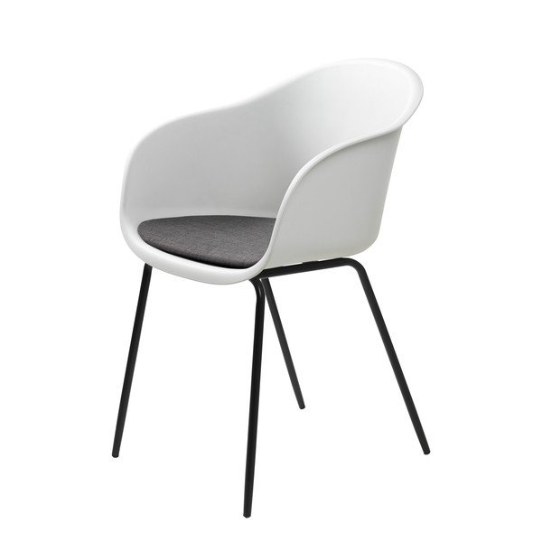 Sedia da pranzo bianca Topley - Unique Furniture-image-3