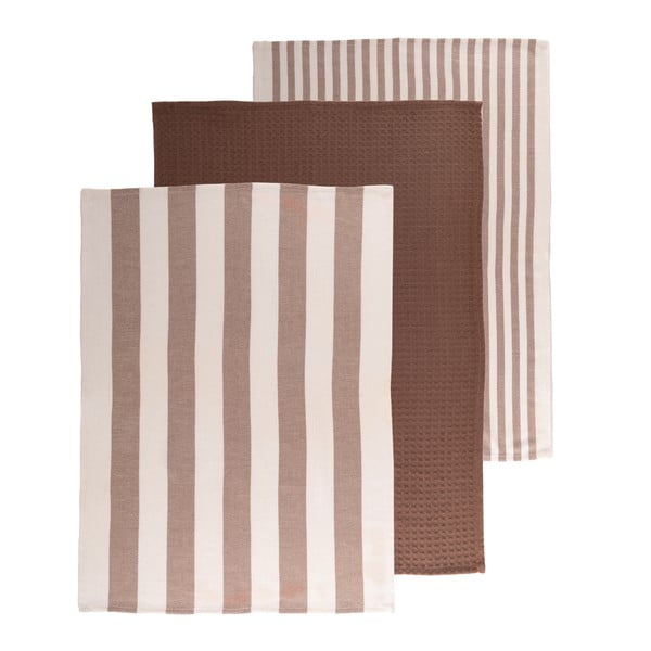 Set di strofinacci in cotone 3 pz 51x74 cm Marra – Tiseco Home Studio