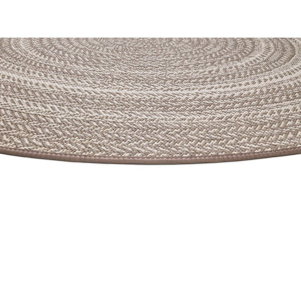 Tappeto da esterno beige , ⌀ 120 cm Silvana Rutto - Universal-image-2