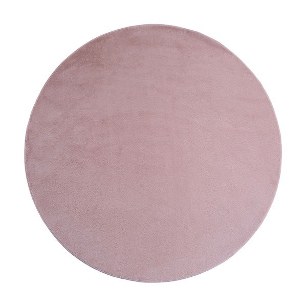 Tappeto rotondo rosa chiaro lavabile ø 160 cm Joy – Ayyildiz Carpets