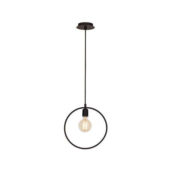 Apparecchio a sospensione nero Rotondo - Homemania Decor-image-1