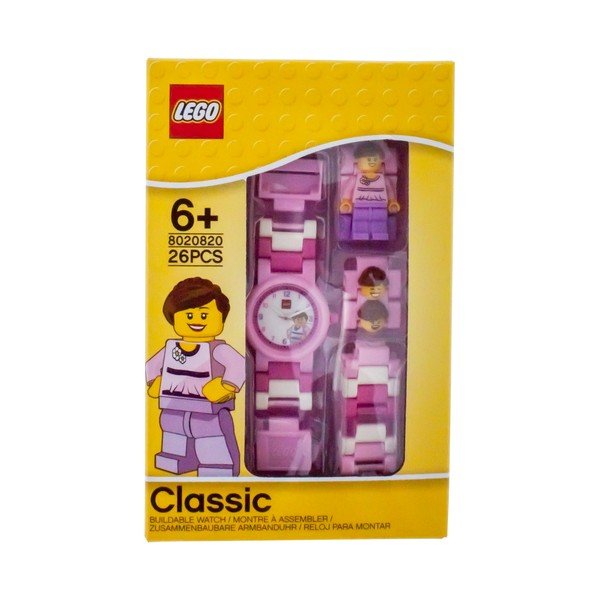 Orologio rosa per bambini con figura classica - LEGO®-image-4
