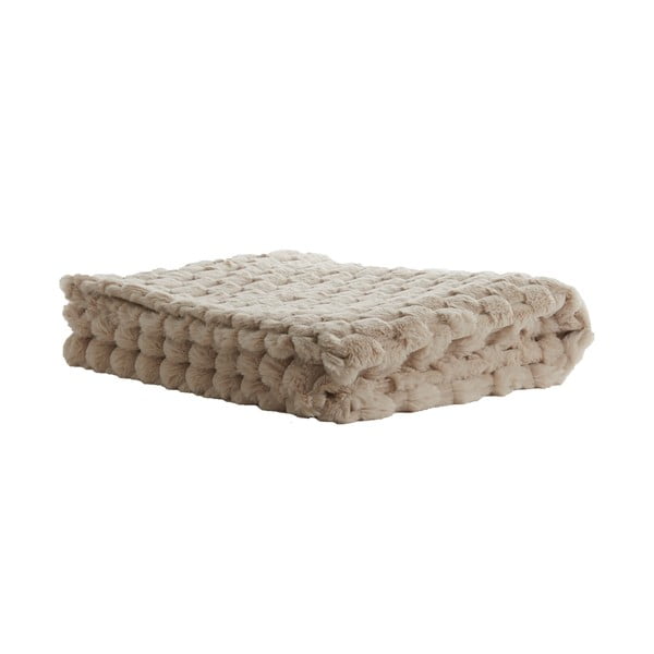 Coperta beige in micropile 130x170 cm Vienne - Light & Living